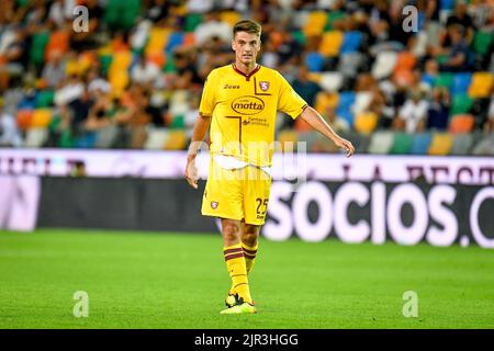 Udine, Italien. 20. August 2022. Salernitanas Giulio Maggiore Porträt während des Udinese Calcio vs US Salernitana, italienische Fußballserie Ein Spiel in Udine, Italien, August 20 2022 Quelle: Independent Photo Agency/Alamy Live News Stockfoto