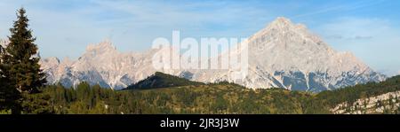 Monte Antelao, Südtirol, Alpen Dolomitenberge, Italien Stockfoto