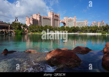 Das Atlantis Paradise Island Resort auf den Bahamas Stockfoto