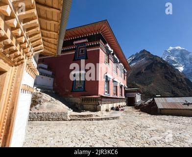 Tengboche Kloster, das beste Kloster im Khumbu Tal, Trek zum Everest Basislager, Sagarmatha Nationalpark, Nepal Stockfoto