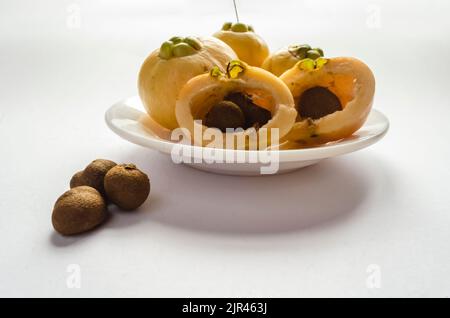 Rosenäpfel Und Samen Stockfoto