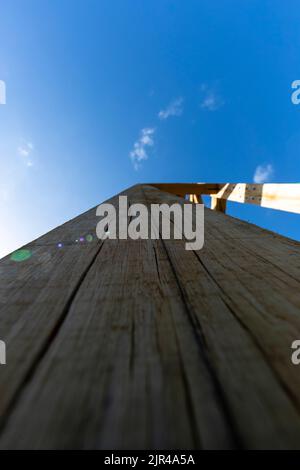 Tower, Lydney Harbour Art Trail. Gloucestershire. Stockfoto