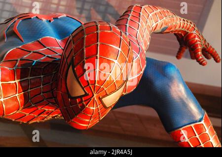 The Amazing Spider-Man. Madame Tussauds Wachsfigurenkabinett. Stockfoto