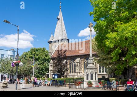 All Saints Church, High Street, Maldon, Essex, England, Vereinigtes Königreich Stockfoto