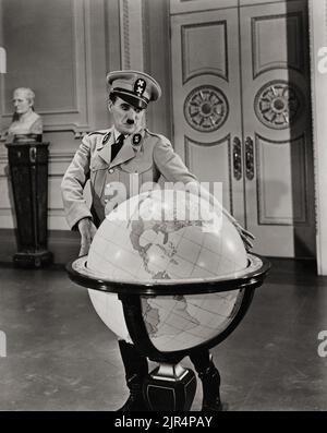 Charlie Chaplin in „The Great Dictator“ Publicity Still (1940) Stockfoto