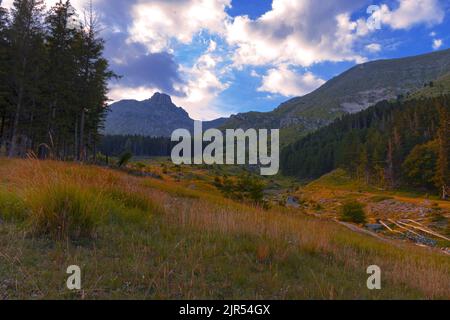 Landschaft auf dem Campo Imperatore Stockfoto