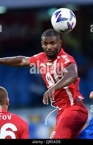 Neapel, Italien. 21. August 2022. Marlon (Monza) während SSC Napoli gegen AC Monza, italienische Fußballserie A Spiel in Neapel, Italien, August 21 2022 Quelle: Independent Photo Agency/Alamy Live News Stockfoto