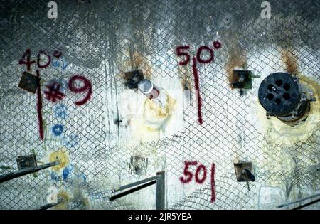 Nicht definiert. 1972 - 2012. Energieministerium. National Nuclear Security Administration. Fotos im Zusammenhang mit Atomwaffentests auf dem Testgelände in Nevada. Stockfoto