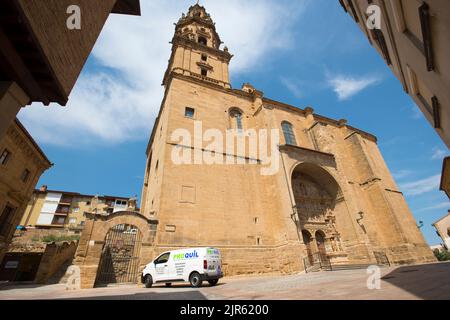 Kirche von Santo Tomas, Haro, La Rja, Baskenland Stockfoto