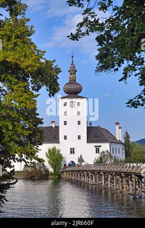 Schloss Ort Orth am Traunsee in Gmunden Stockfoto