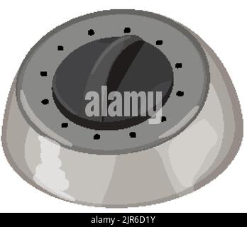 Stoppuhr Küche Timer Cartoon Vektor Illustration Stock Vektor