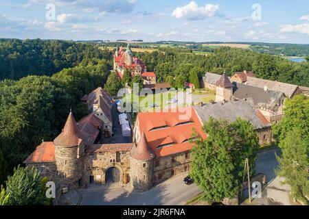 Czocha mittelalterliche Burg in Polen Stockfoto