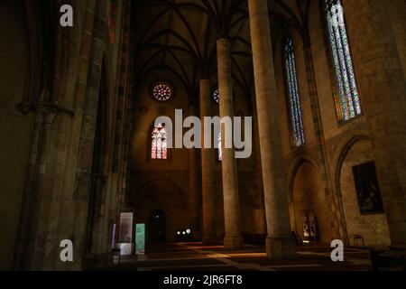 Blick von der Jakobinenkirche in Toulouse, Frankreich Stockfoto