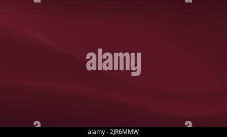 Wellige und zarte Linien auf rotem Hintergrund. Abstrakter Hintergrund im Vollformat in einer auflösung von 4K. Speicherplatz kopieren. Stockfoto