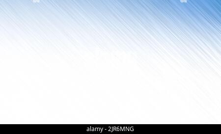 Hellblaue diagonale Linien, verblassen zu Weiß. Abstrakter gestreifter Hintergrund in einer auflösung von 4K. Vollformat-Hintergrund für Poster, Webbanner, Vorlage usw. Stockfoto