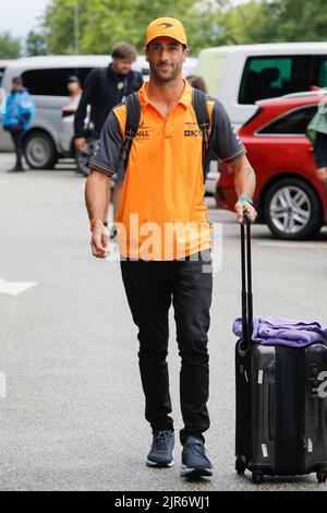 Mogyorod, Ungarn. Juli 31. 2022. Formel 1 großer Preis von Ungarn in Hungaroring, Ungarn. Im Bild: Daniel Ricciardo (AUS) von McLaren Stockfoto