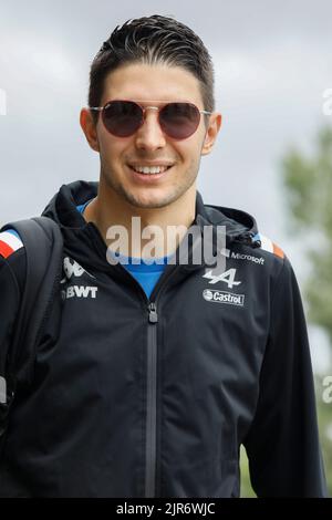 Mogyorod, Ungarn. Juli 31. 2022. Formel 1 großer Preis von Ungarn in Hungaroring, Ungarn. Im Bild: Esteban Ocon (FRA) von Alpine Stockfoto
