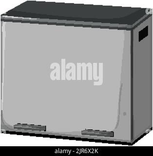 Kann Papierkorb Müll Cartoon Vektorgrafik Stock Vektor