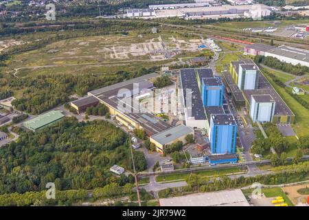 Luftaufnahme, thyssenkrupp Steel Europe AG - FBA 10 auf dem Gelände der alten Westfalenhütte im Stadtteil Borsigplatz in Dortmund, Ruhrgebiet, Nord-RHI Stockfoto