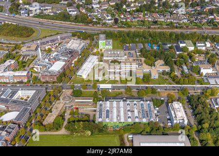 Luftaufnahme des TZDO - TechnologieZentrumDortmund GmbH, Campus Nord der Technischen Universität Dortmund mit dem Technologiezentrum und dem EMV-Test NRW Stockfoto