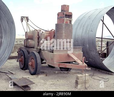 Nicht definiert. 1972 - 2012. Energieministerium. National Nuclear Security Administration. Fotos im Zusammenhang mit Atomwaffentests auf dem Testgelände in Nevada. Stockfoto