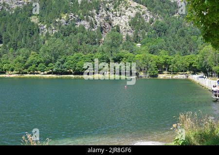 See des Kurortes von Panticosa Provinz Huesca, Aragon, Spanien Stockfoto