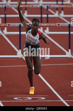 Laeticia Bapte of France 1/2 Finale der 100MHürden der Frauen während