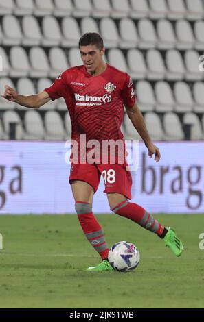 Luca Zanimacchia (uns Cremonesen) beim Coppa Italia Turnierspiel Cremonese gegen Ternana im Stadion „Mazza“ in Ferrara, Italien, am 8. August 2022 Stockfoto