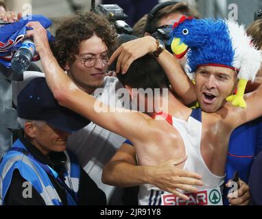 Yann Schrub aus Frankreich Bronzemedaille während der Leichtathletik, Männer 10 000m bei den Europameisterschaften München 2022 am 21. August 2022 in München, Deutschland - Foto Laurent Lairys / DPPI Stockfoto