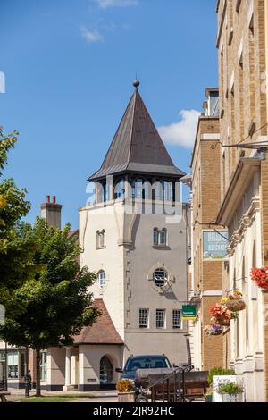 Wohnen in Poundbury, Dorchester, Dorset, England Stockfoto