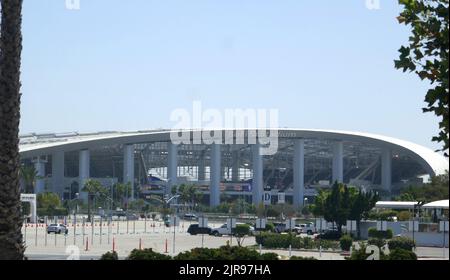 Inglewood, California, USA 19. August 2022 Sofi Stadium am 19. August 2022 in Inglewood, Los Angeles, Kalifornien, USA. Foto von Barry King/Alamy Stockfoto Stockfoto