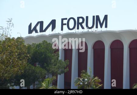 Inglewood, California, USA 19. August 2022 Kia Forum am 19. August 2022 in Inglewood, Los Angeles, Kalifornien, USA. Foto von Barry King/Alamy Stockfoto Stockfoto