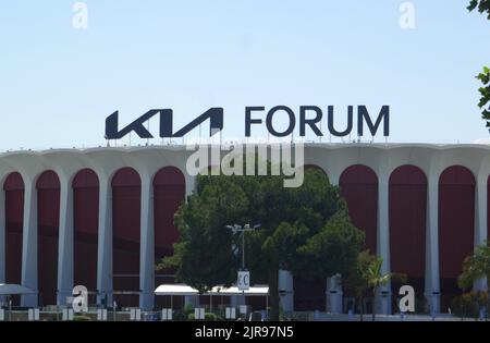 Inglewood, California, USA 19. August 2022 Kia Forum am 19. August 2022 in Inglewood, Los Angeles, Kalifornien, USA. Foto von Barry King/Alamy Stockfoto Stockfoto