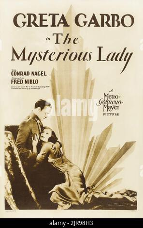 Die geheimnisvolle Dame (MGM, 1928) Greta Garbo Stockfoto