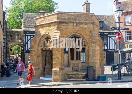 16. Century The Conduit, Market Place, Sherborne, Dorset, England, Vereinigtes Königreich Stockfoto