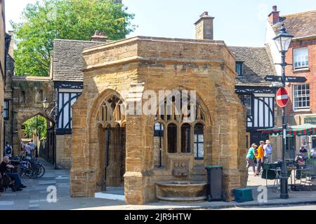 16. Century The Conduit, Market Place, Sherborne, Dorset, England, Vereinigtes Königreich Stockfoto