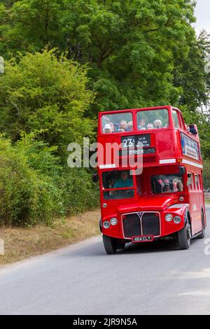 Bus bei Imber Stockfoto