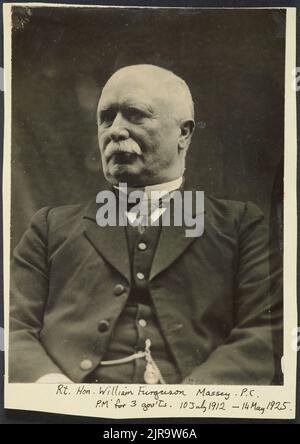 RT Hon. W.F. Premier Massey, um 1860, Hersteller unbekannt. Stockfoto