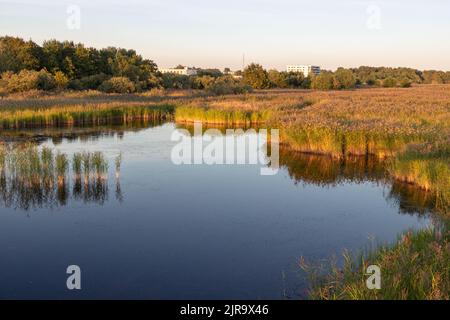 Parnu ist ein Ferienort in Estland Stockfoto