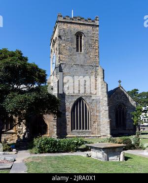 St Mary's Church, Scarborough, North Yorkshire, England, Großbritannien - denkmalgeschütztes Gebäude der Klasse I Stockfoto