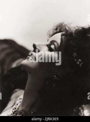 Porträt von Greta Garbo von Clarence Sinclair Bull (MGM, 1930s). Stockfoto