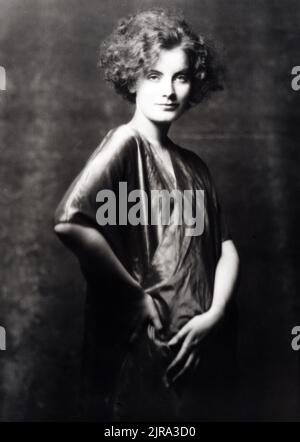 Porträtfotografie von Greta Garbo - Arnold Genthe, 1869-1942, Fotografin 1925 Stockfoto
