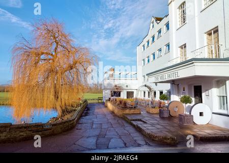 Das Mill Hotel in Sudbury Suffolk, England. Stockfoto