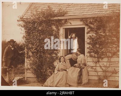 ILAM, NZ, 15. Februar 1859, Christchurch, von Dr. Alfred Barker. Stockfoto