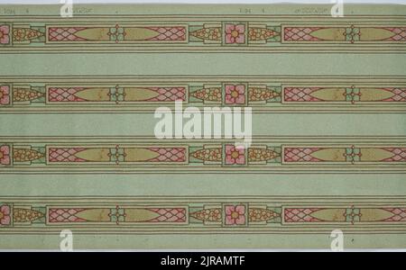 Tapete, 1930s, Hersteller unbekannt. Geschenk von Ray und Betty Weeber, 2010. Stockfoto