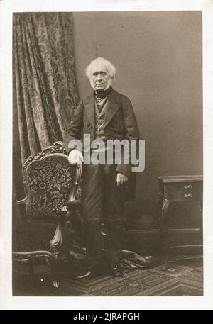 Porträt des schottischen Wissenschaftlers, Erfinders und Schriftstellers Sir David Brewster (1781 - 1868), um 1855. Fotografie von Antoine Claudet (1797 - 1867). Stockfoto