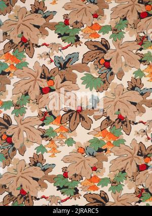 Tapete, 1930s, Hersteller unbekannt. Geschenk von Ray und Betty Weeber, 2010. Stockfoto