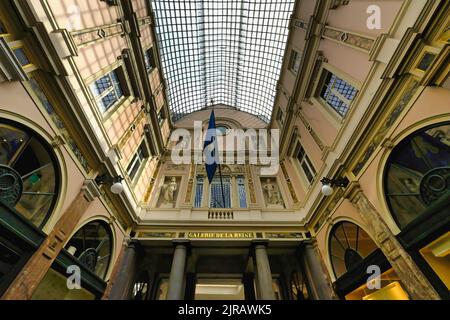 Royal Saint-Hubert Gallerien, Queen’s Gallery, Ilot Sacre, Brüssel, Belgien Stockfoto