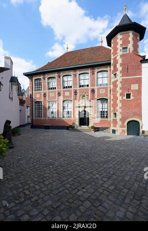 St. Elisabeth Beguinage, Kortrijk, Flandern, Belgien Stockfoto