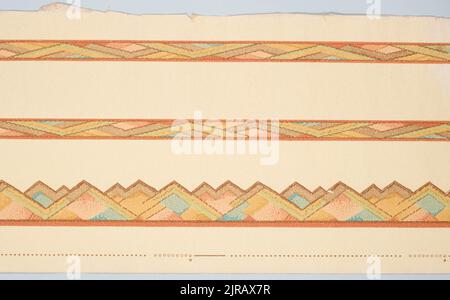 Tapete, 1930s, Hersteller unbekannt. Geschenk von Ray und Betty Weeber, 2010. Stockfoto